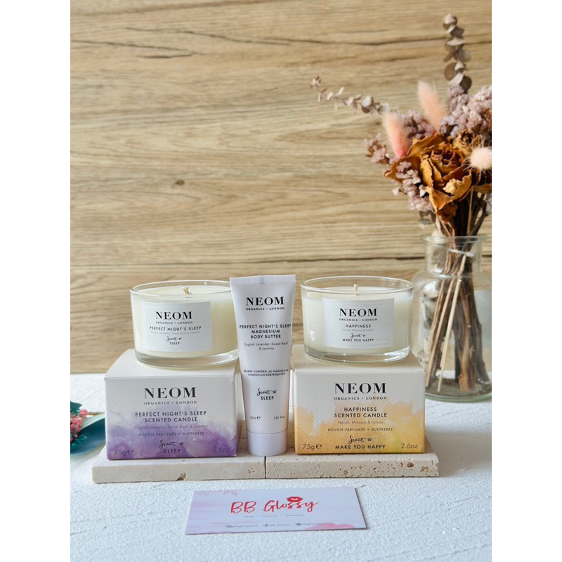 Neom Scented Candle Perfect Night’s Sleep / Happiness 75g / Neom Perfect Night’s Sleep Magnesium