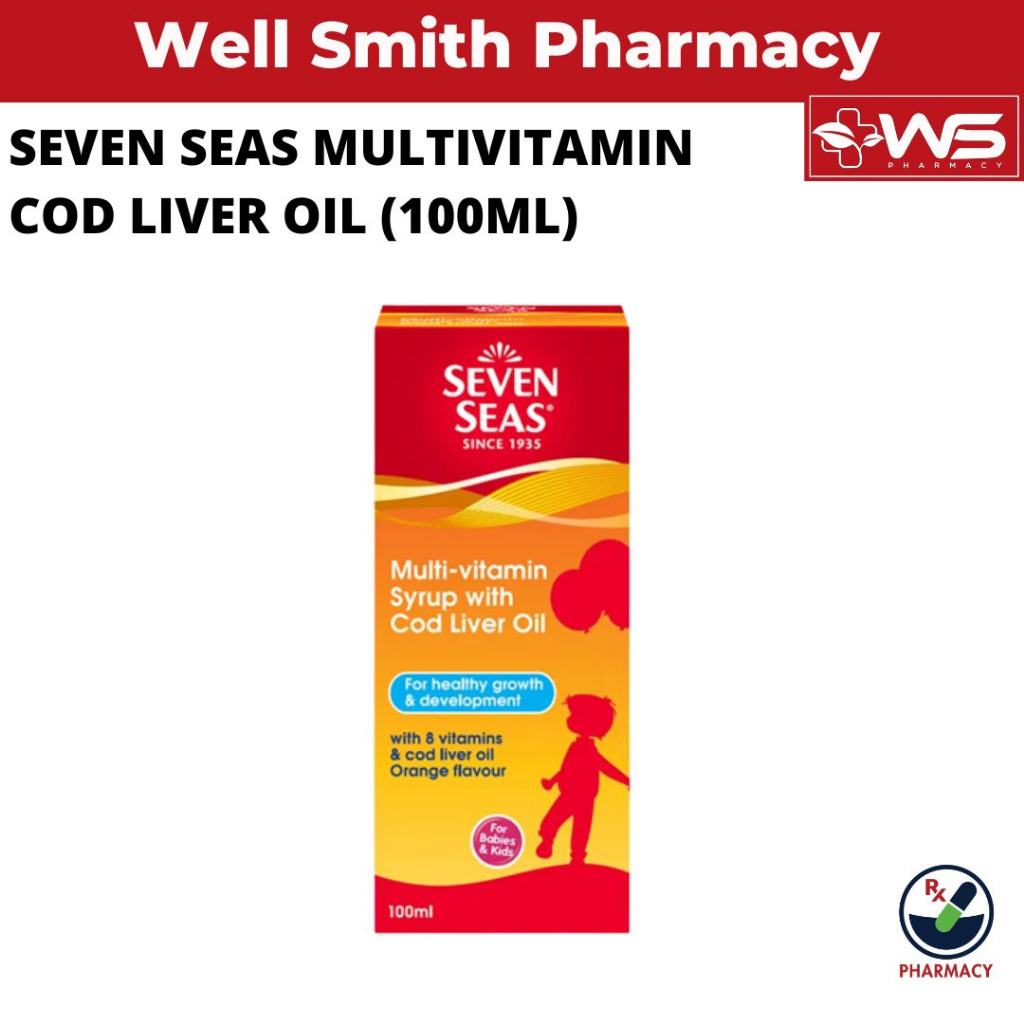 SEVEN SEAS MULTIVITAMIN COD LIVER OIL (100ML) | Shopee Malaysia