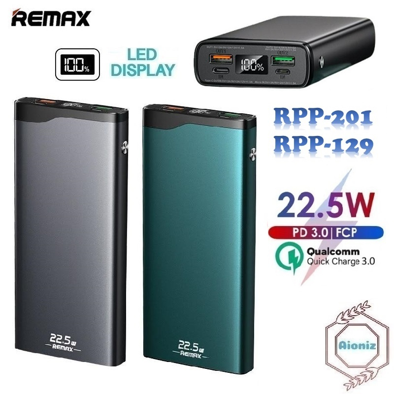 REMAX KingKong II Series RPP-201 10000mAh RPP-129 20000mAh 22.5W ...