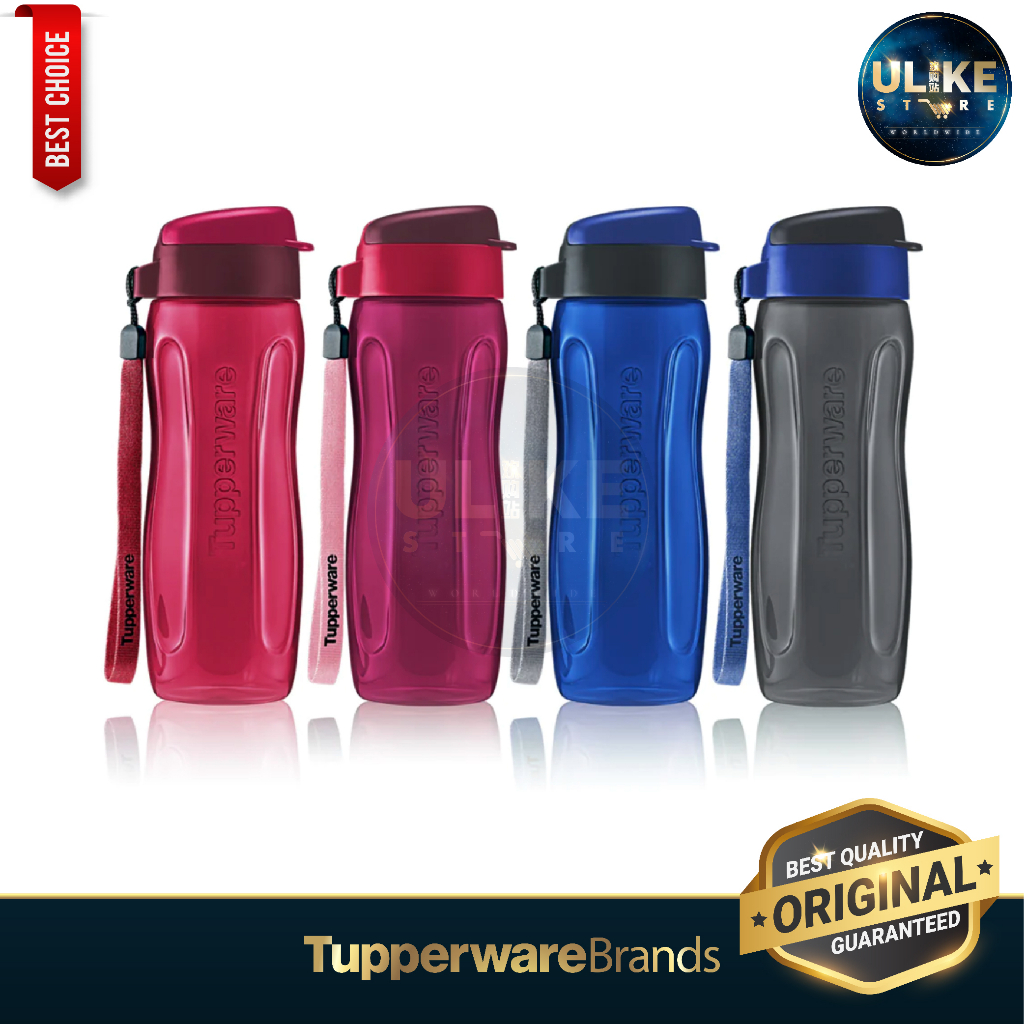 ⭐ TUPPERWARE Slim Eco Bottle with Strap 500ml Botol Air Tupperware BPA