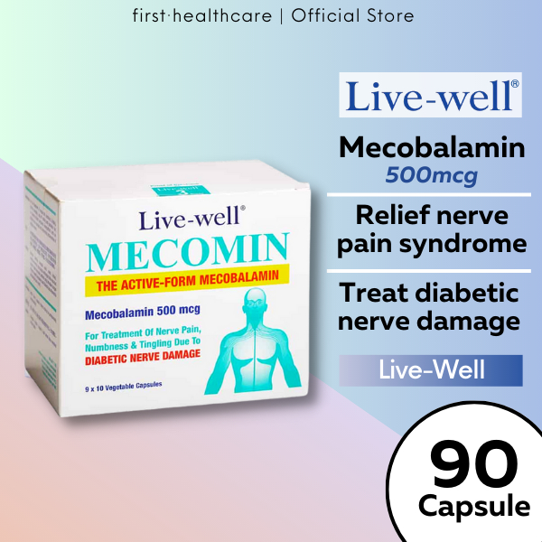 [READY STOCK!] Livewell Mecobalamin 500mcg Vitamin B12 for