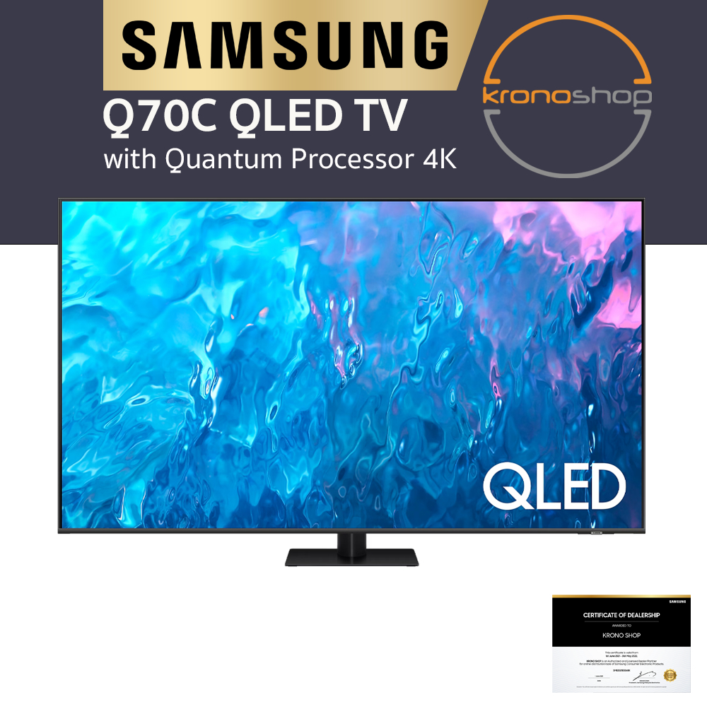[2023 NEW] SAMSUNG 85 Inch Q70C QLED 4K Smart TV With Quantum Processor