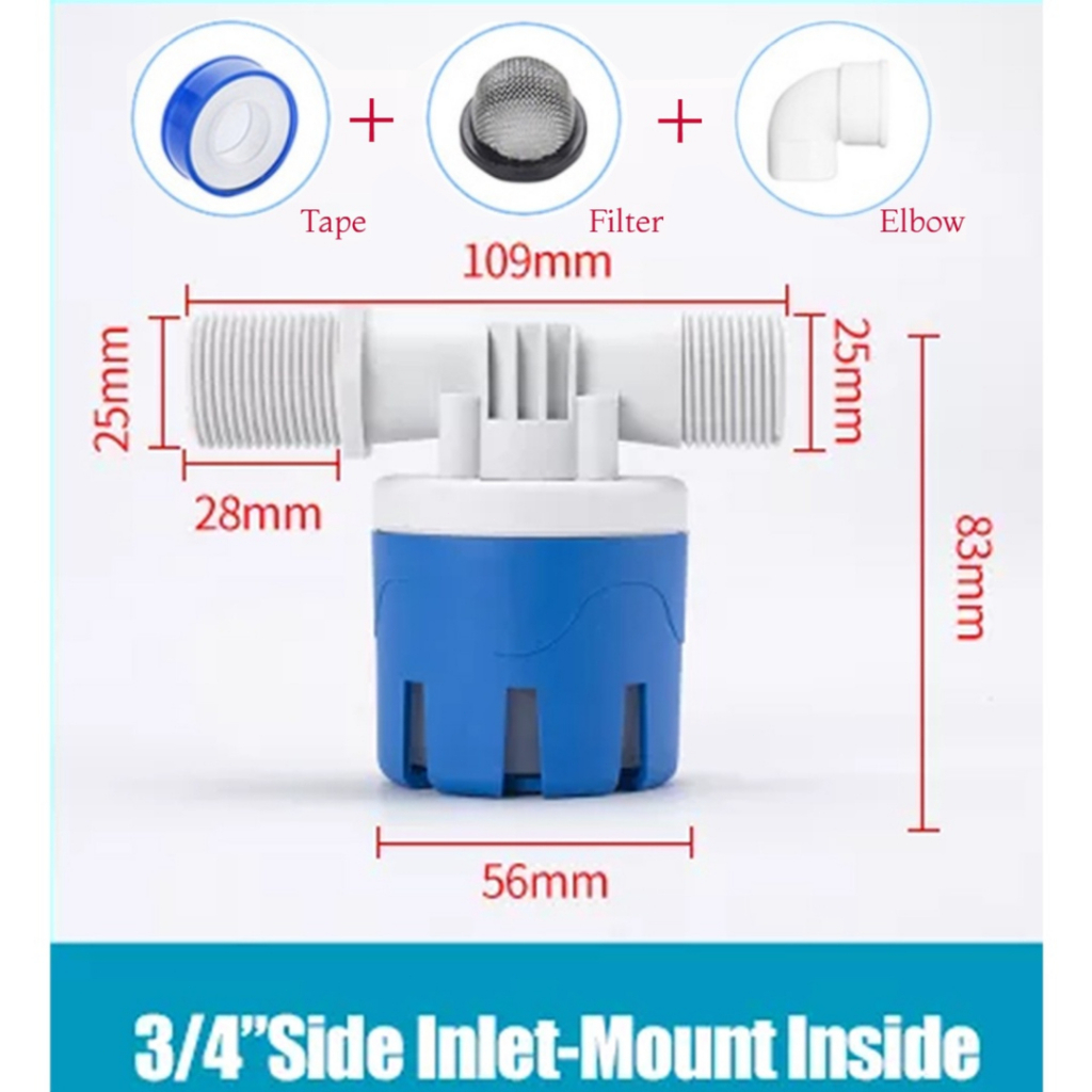 Automatic Water Level Control Valve Water Float Valve Toilet Float ...