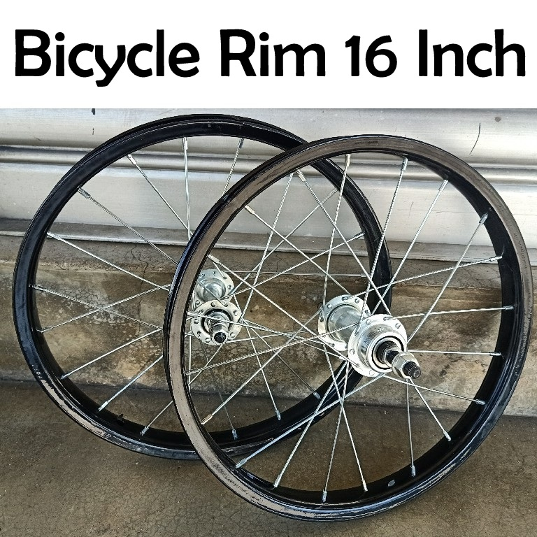 Bicycle Rim 16 Inch Rim Basikal Saiz 16 Inci Wheelset Shopee Malaysia
