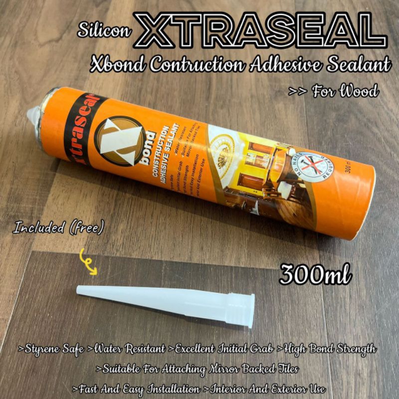 XTraseal XBond Construction Adhesive Sealant 310ml Wood / Construction Works XTRASEAL Sealant