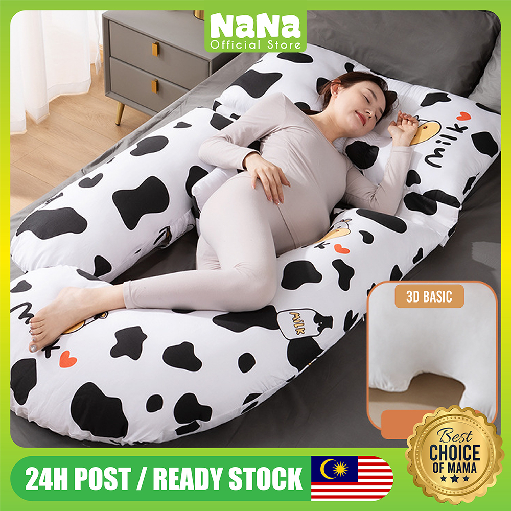 NANA U Shape Pregnant Pillow Maternity Pillow Bantal Ibu Mengandung Baby  Pillow Pregnancy Nursing Pillow Breastfeeding孕妇
