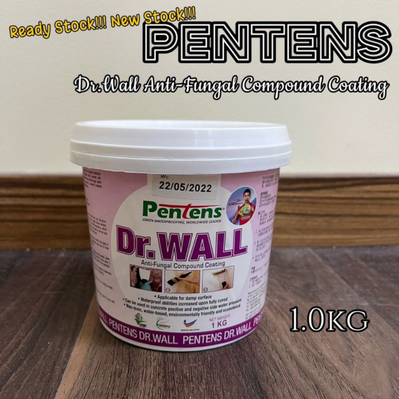 PENTENS Dr.Wall Antifungal Compound Coating 1KG Waterproof Paint Joint