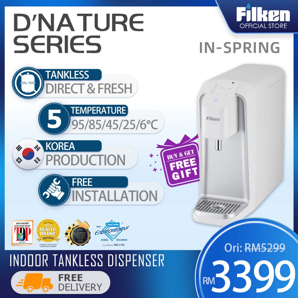 Filken InSpring DNature Series Indoor 5 Temperature Tankless Water