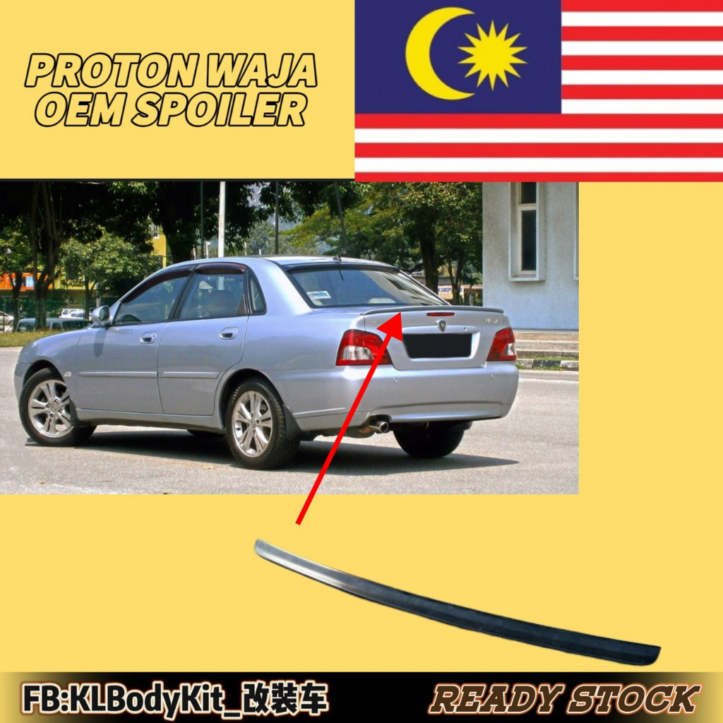 PROTON WAJA / WAJA CPS SPOILER OEM PU [READY STOCK] Shopee Malaysia
