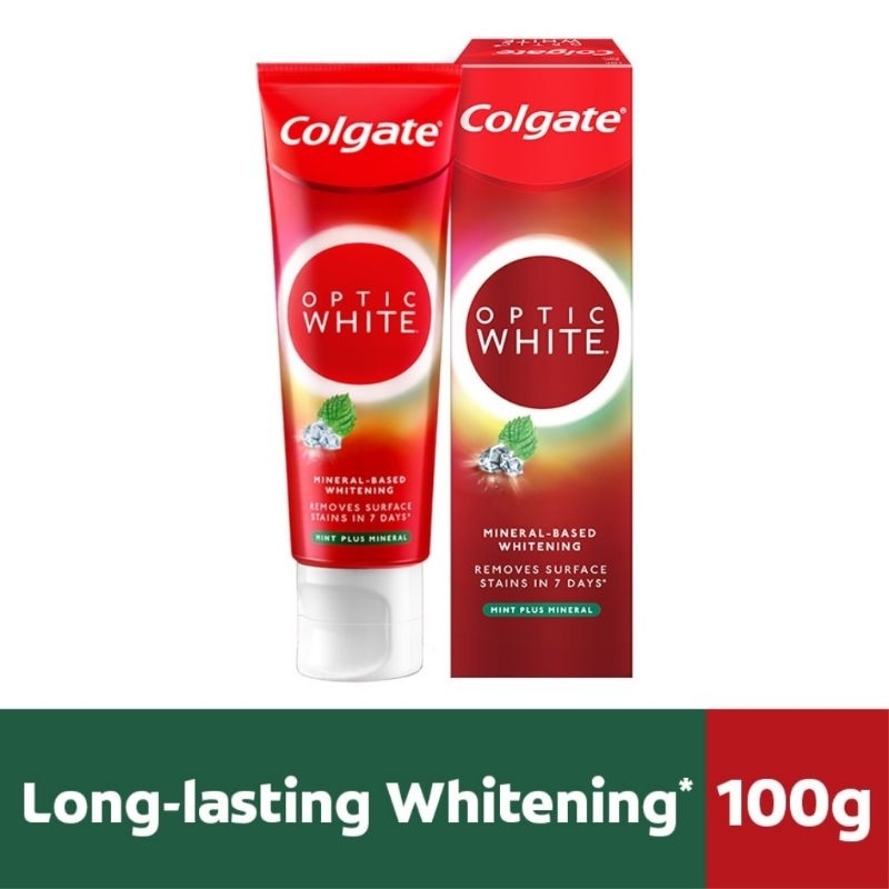🔥CHEAPEST🔥COLGATE Optic White Mint Plus Mineral Toothpaste 100g😁🪥 Shopee Malaysia