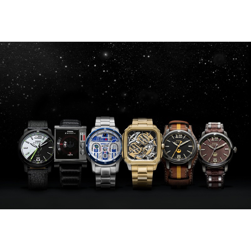 (Ask B4 put order) Fossil Star Wars watches Han Solo, Leia R2-D2 and ...