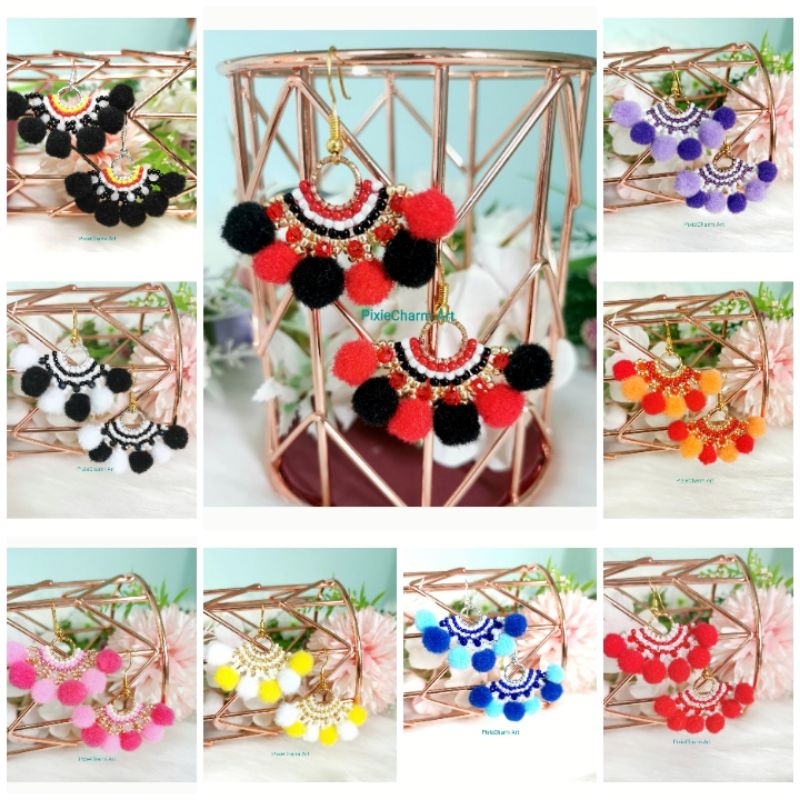 Iban Tango Sarawak Mini Earrings🔥 Viral 🔥 | Shopee Malaysia