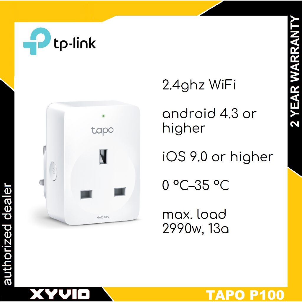 Tp-link Tapo P100 Mini Smart Wi-fi Socket ( Tapo P110   Kp303 Series 