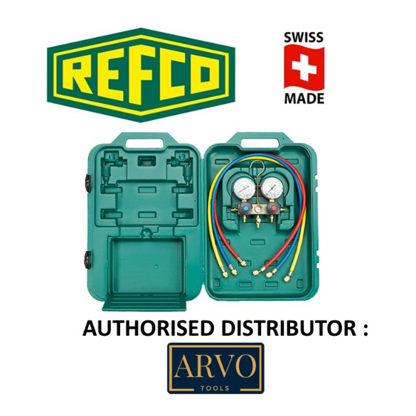 REFCO BM2-3-DS-CLIM-CCL-60 MANIFOLD SET (R22/407C/410A) BY ARVOTOOLS ...