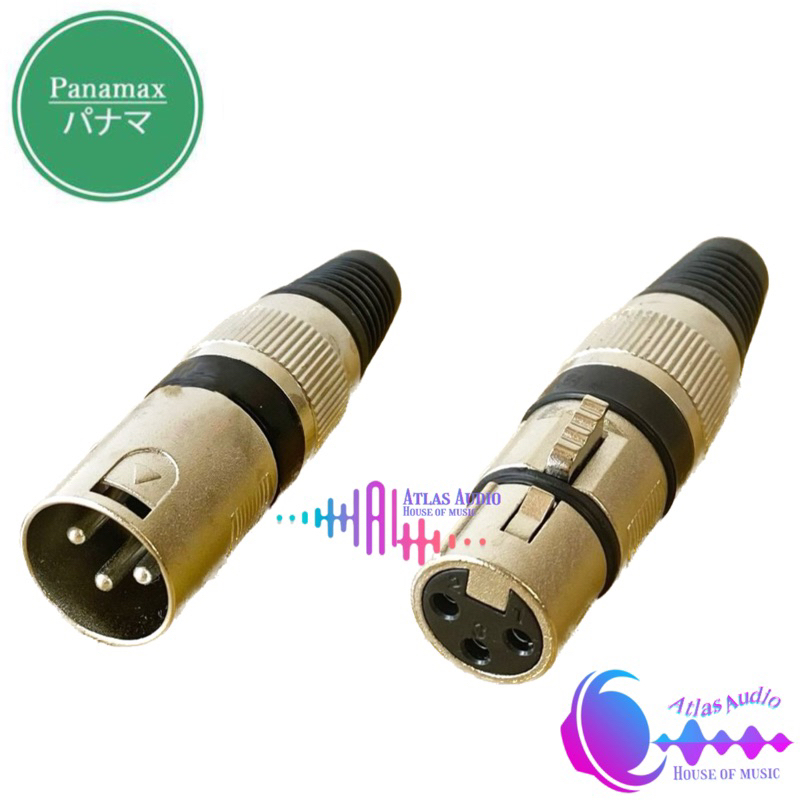 Panamax High Quality XLR 3 Pin Male / Female Connector MIC Jack Plug