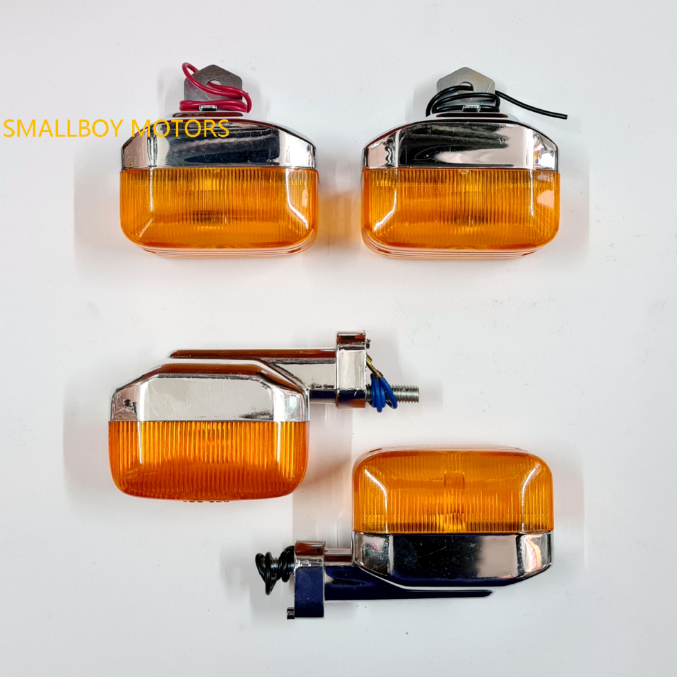 Complete Set Of 4 Front & Rear Indicators For Honda CBF125 2009-2013 – Black Housing