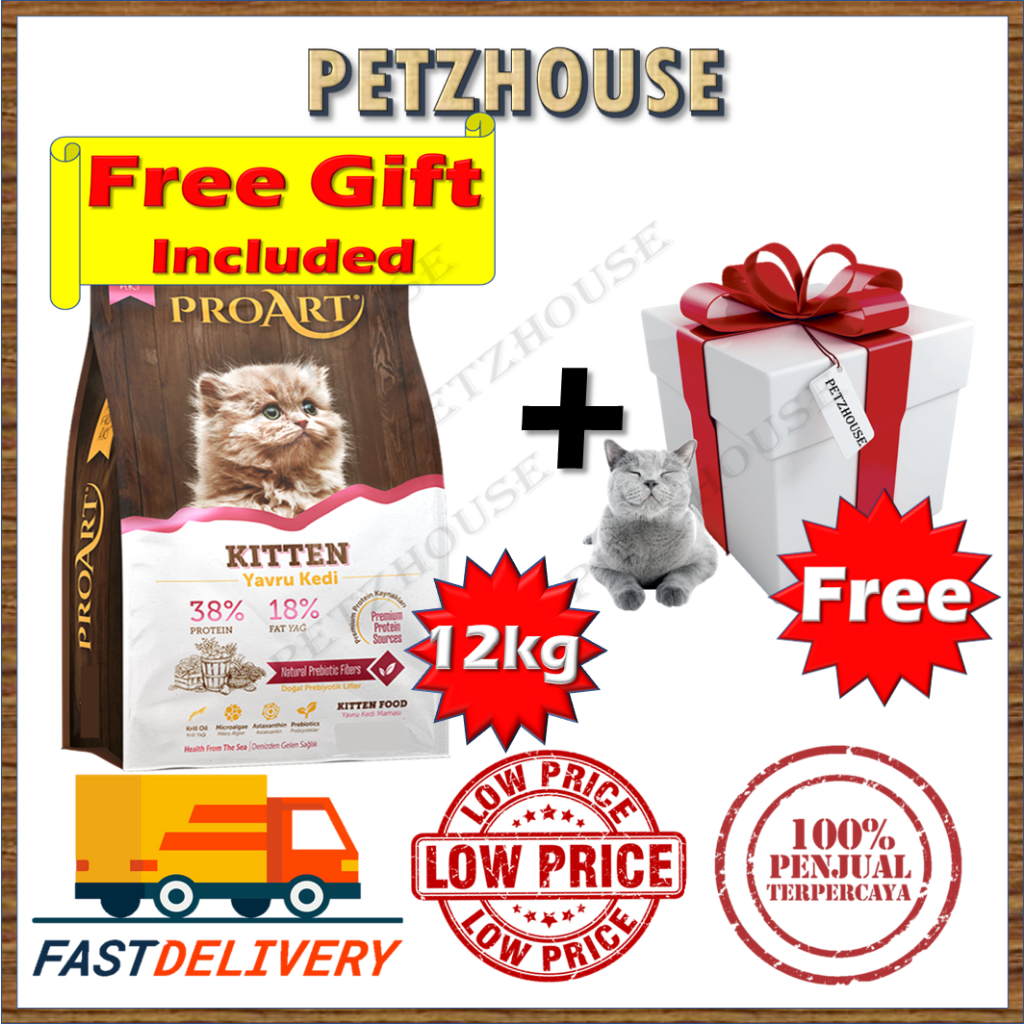 𝐏𝐫𝐨𝐀𝐫𝐭 𝐌𝐨𝐭𝐡𝐞𝐫 𝐁𝐚𝐛𝐲 𝐚𝐧𝐝 𝐊𝐢𝐭𝐭𝐞𝐧𝐬 𝟏𝟐𝐤𝐠 + Free  Gifts 🎁 | Shopee Malaysia