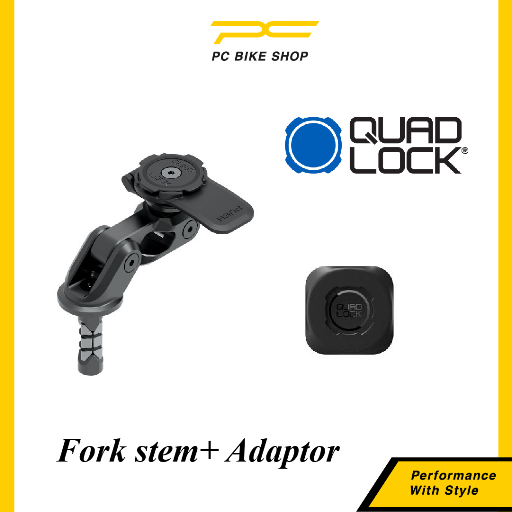 ORIGINAL QUAD LOCK Motorcycle - Fork Stem Mount/Fork Stem Mount