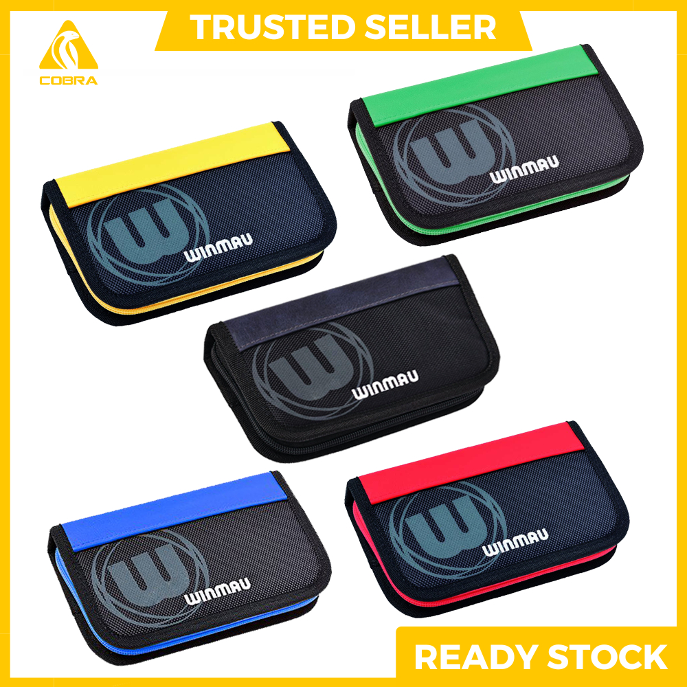 WINMAU Urban-Pro Dart Case | Premium Dartkoffer | Für 2 Pfeilsätze | 17 Fächer | Mehrere Farben