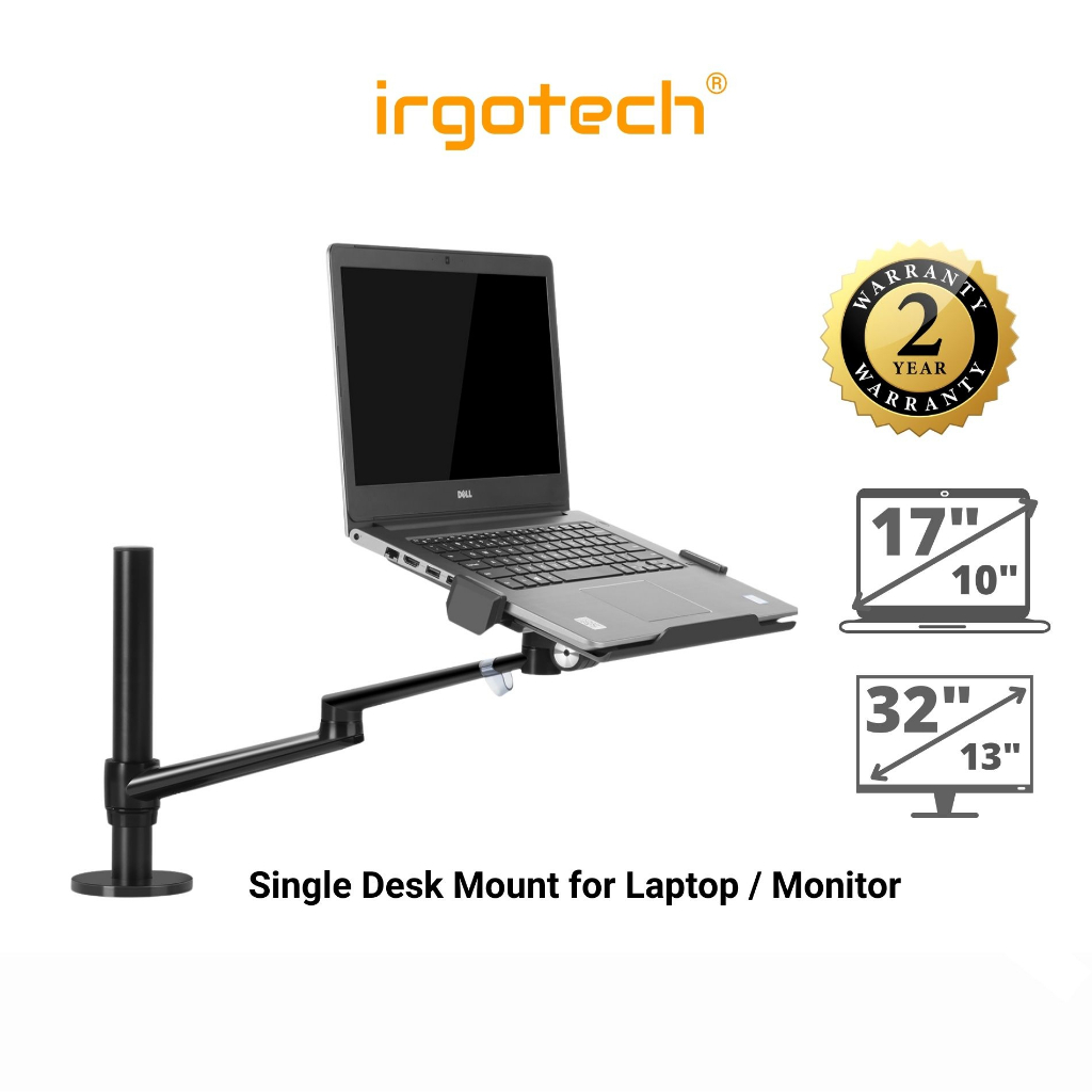 IRGOTECH MSeries Laptop Stand Adjustable Aluminum Laptop Arm 13
