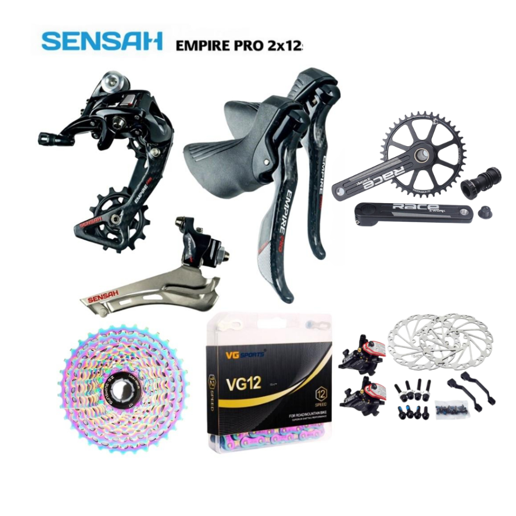 SENSAH EMPIRE PRO GROUPSET 2x12 Speed Road Bike 12s CARBON LTWOO