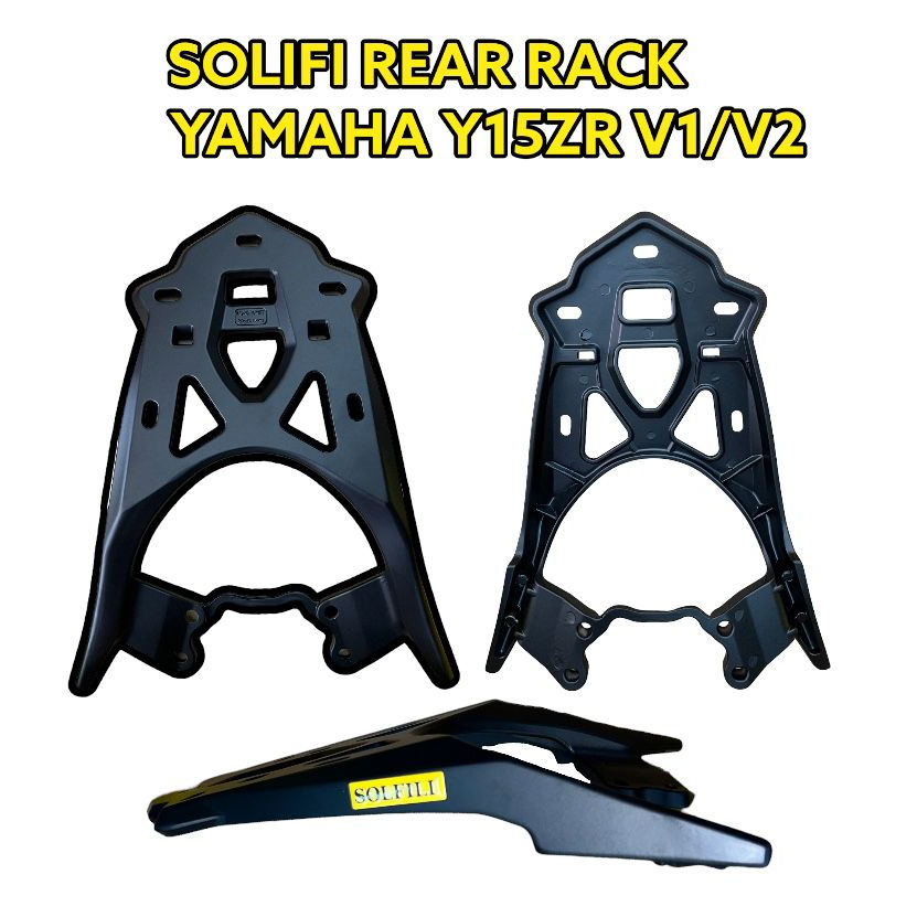SOLFILI YAMAHA Y15ZR Y15 ALLOY REAR RACK (BLACK) | Shopee Malaysia