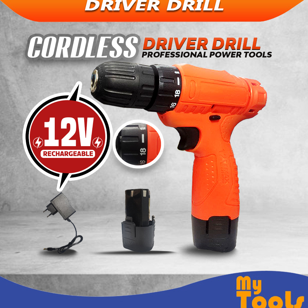 Drill discount bateri shopee