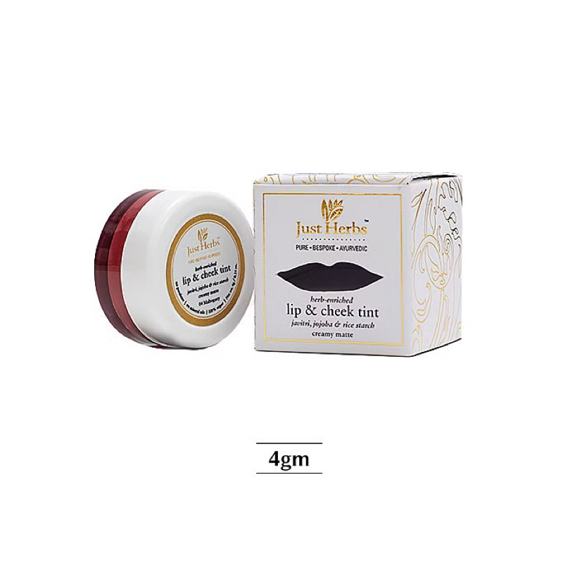 Just Herbs Herb Enriched Lip & Cheek Tint4g Shopee Malaysia