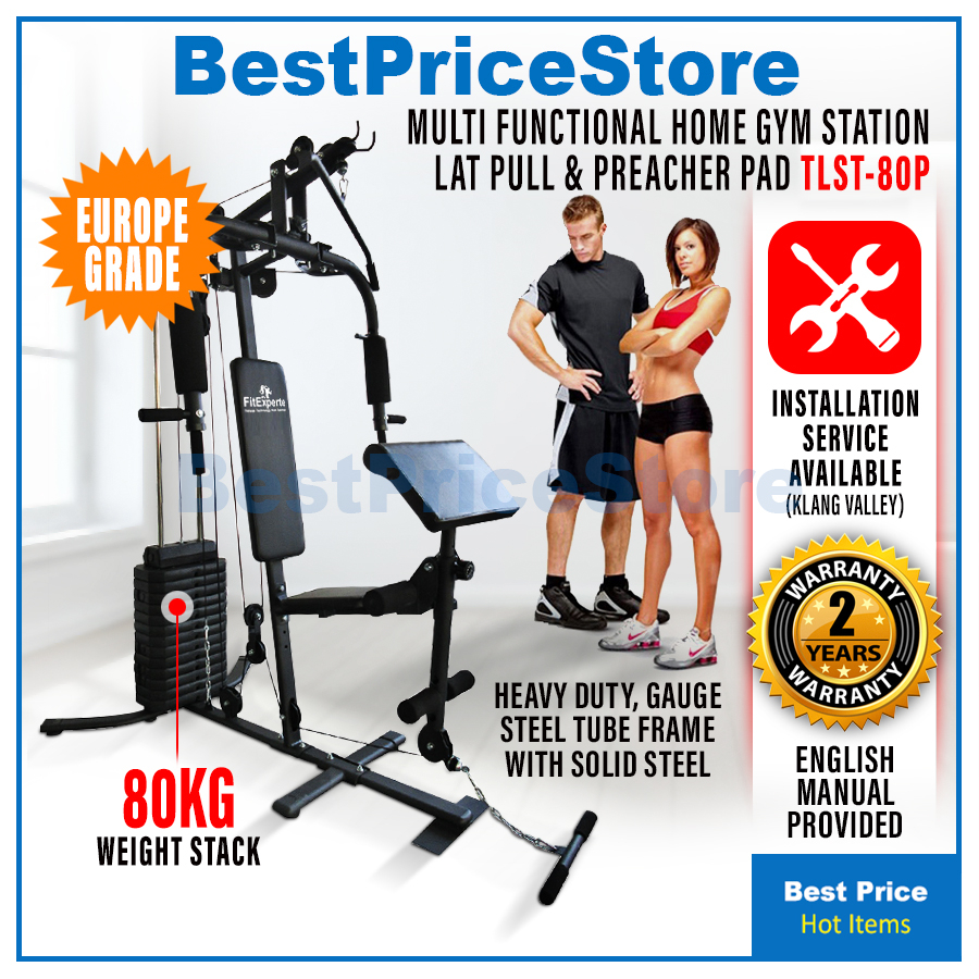 BPS Europe Grade Multi Function Home Gym Station Fitness Chest