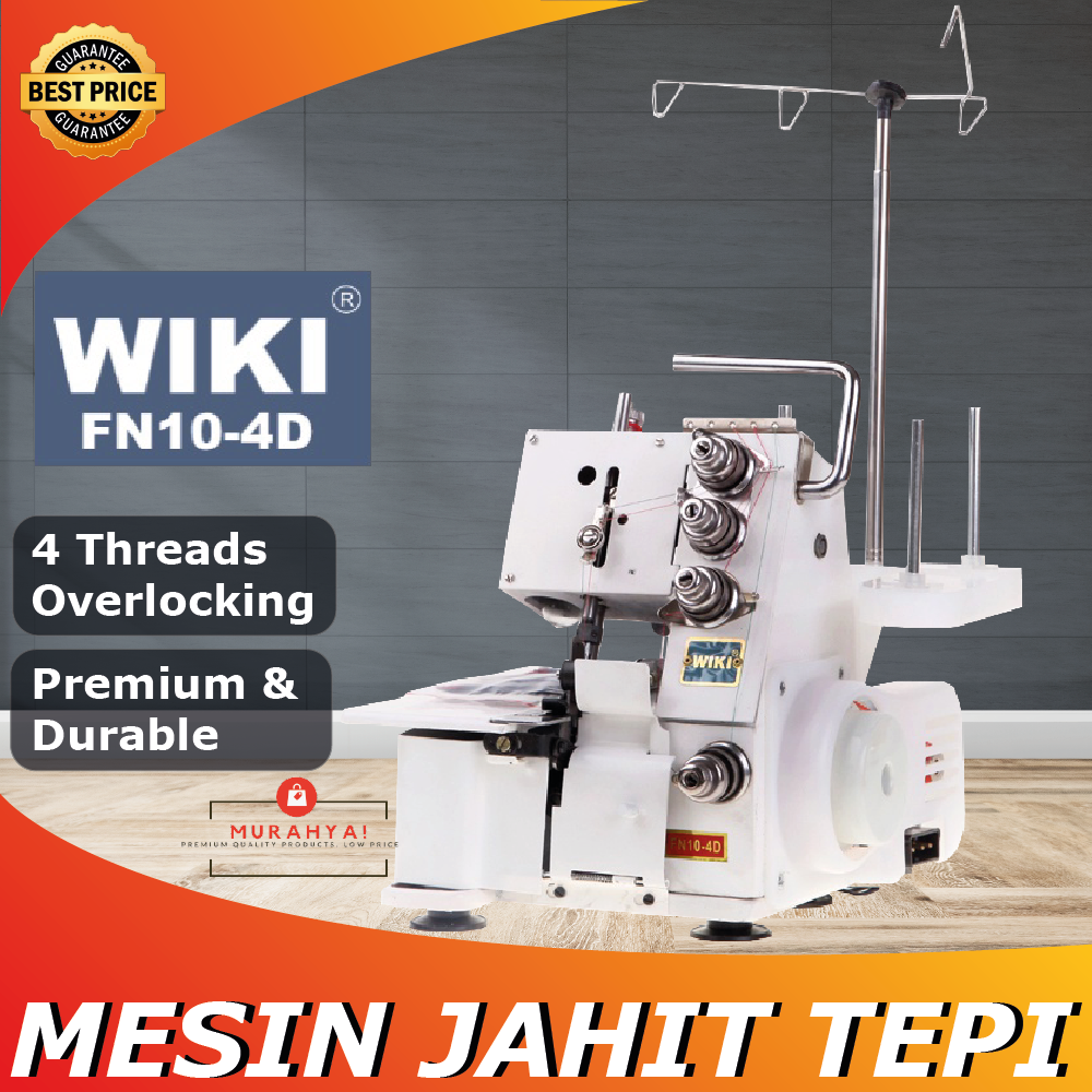 Mesin Jahit Tepi WIKI FN104D/ WIKI BL4434D 4Threads sewing machine