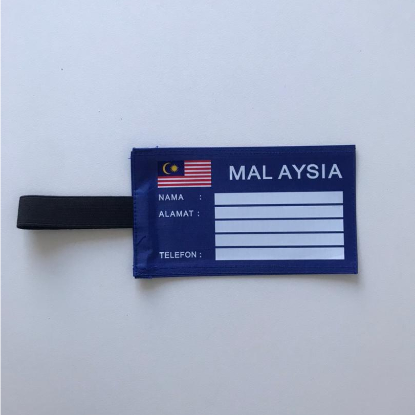 KL Stock Tag Bag Beg Luggage ID Tag Haji & Umrah Travel Tahan Lasak TAG ...