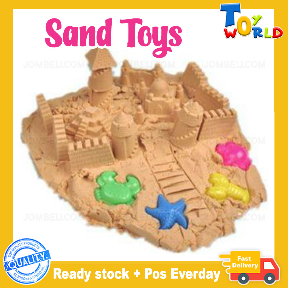 1kg Dynamic Eco Sand Castle Play Set Slime Tools Play Diy Toy Space
