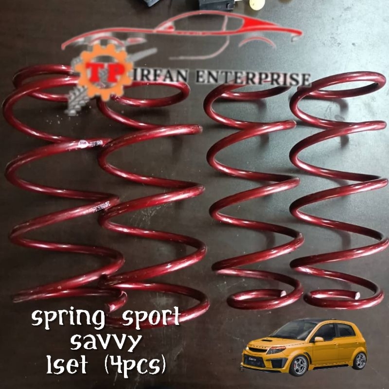 SPRING SPORT PROTON SAVVY SECOND (1SET / 4pcs) | Shopee Malaysia
