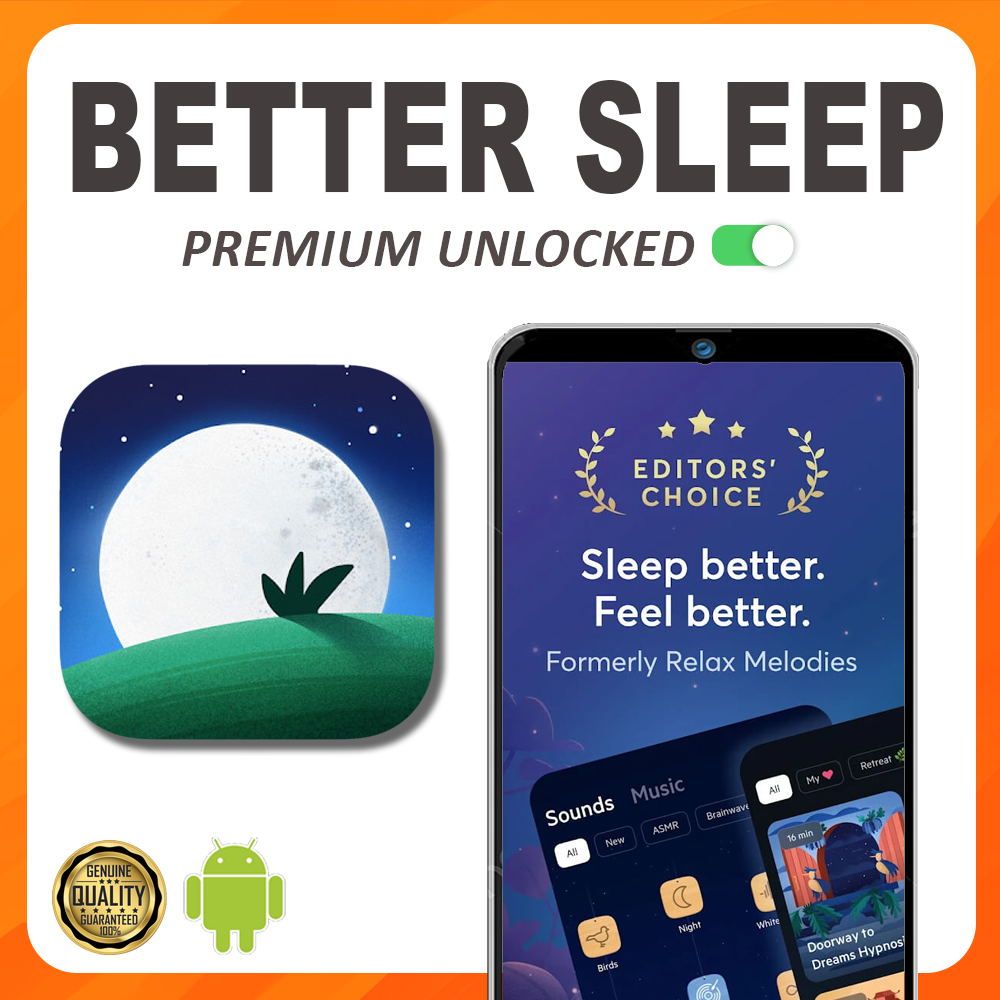 BetterSleep Sleep Tracker + Mod📱[ LIFETIME PREMIUM]📱[NO VIRUS]📱[100