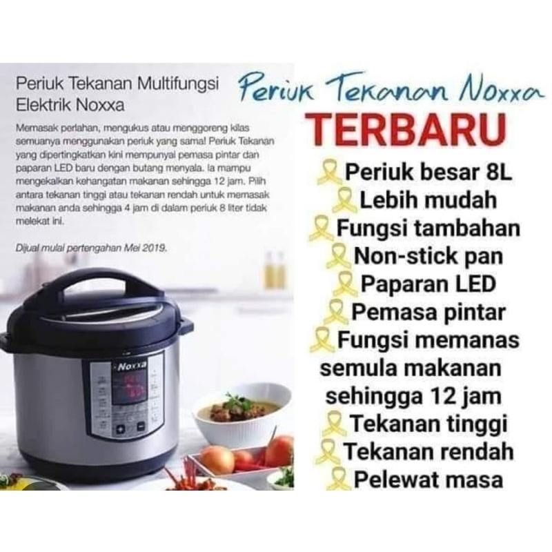 Noxxa pressure cooker Shopee Malaysia