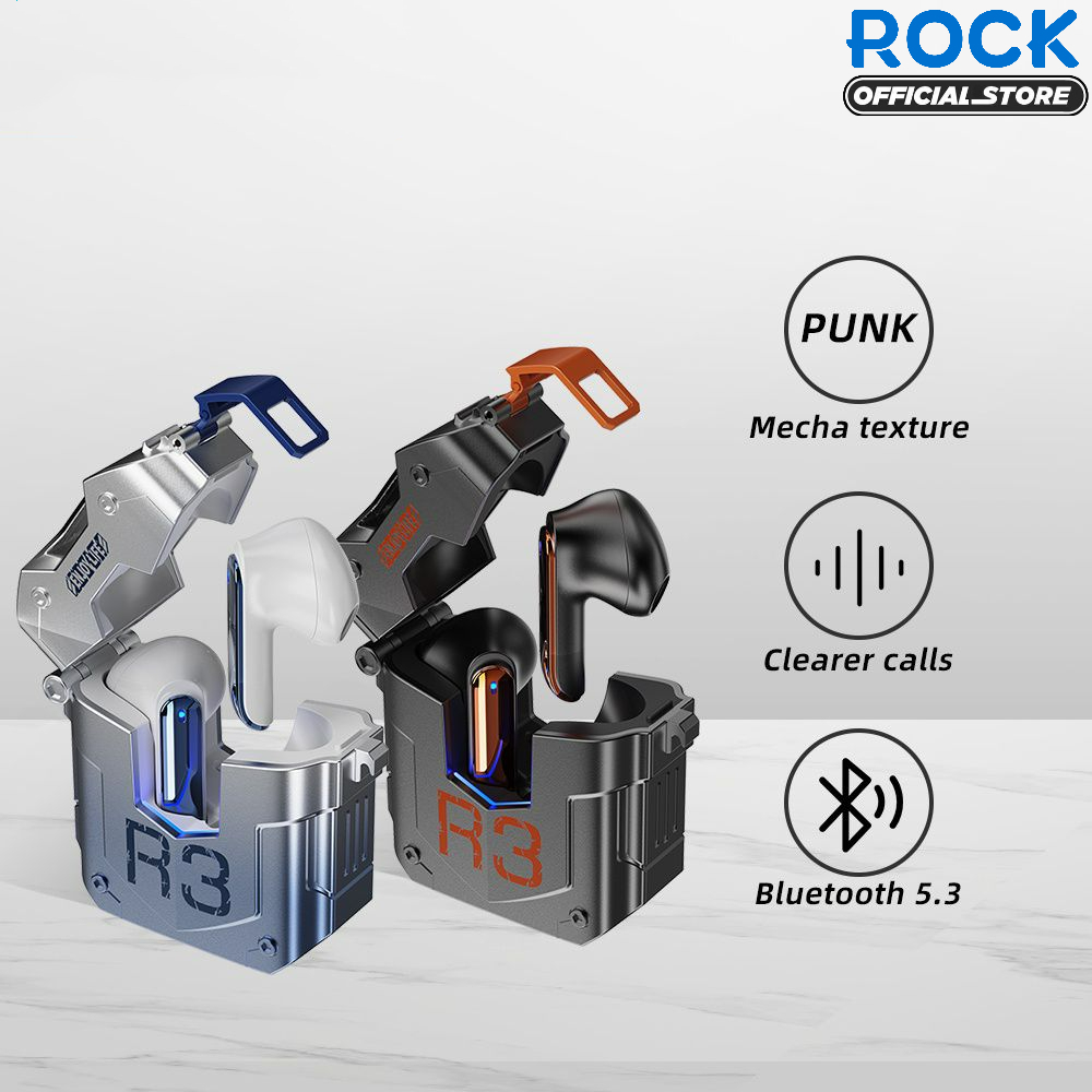 ROCK R3 Steampunk TWS Bluetooth Earphone | Shopee Malaysia