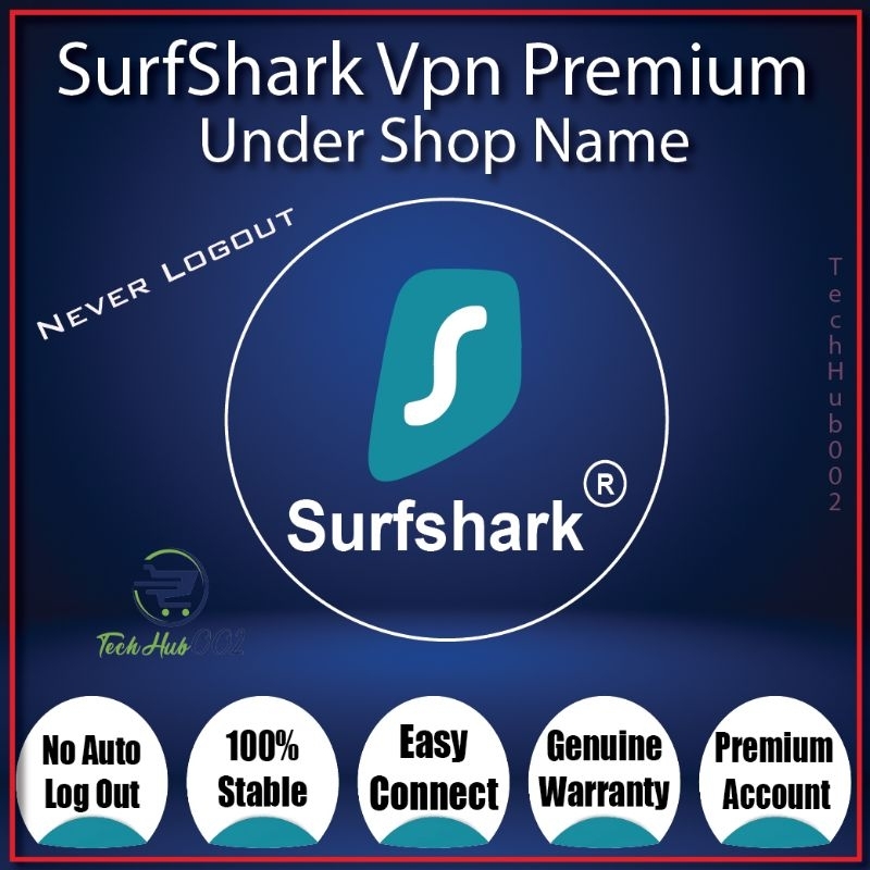 Surfshark Vpn Premium Legit Account ( Registered Under Shop Name) | Shopee Malaysia