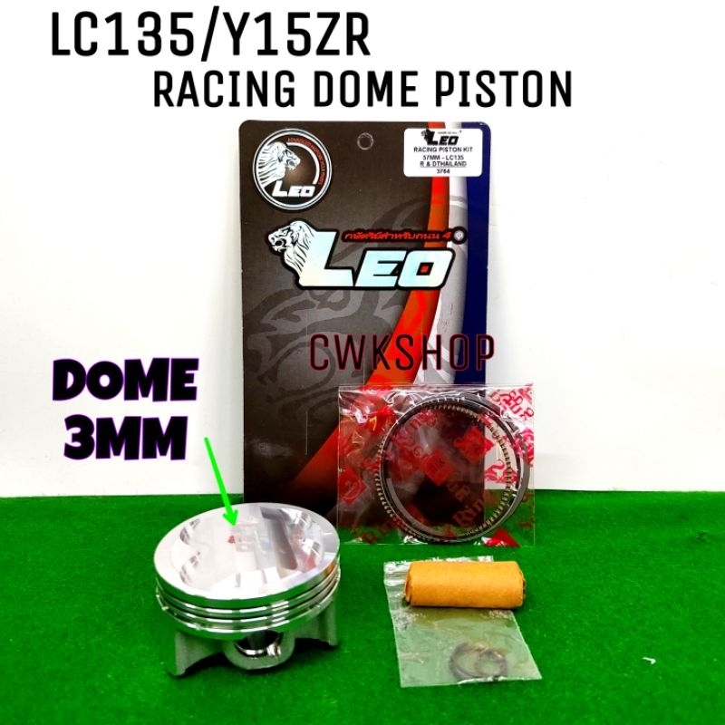 LC135/Y15ZR PISTON DOME SET 57MM LEO/PITSTOP/NLK Shopee Malaysia