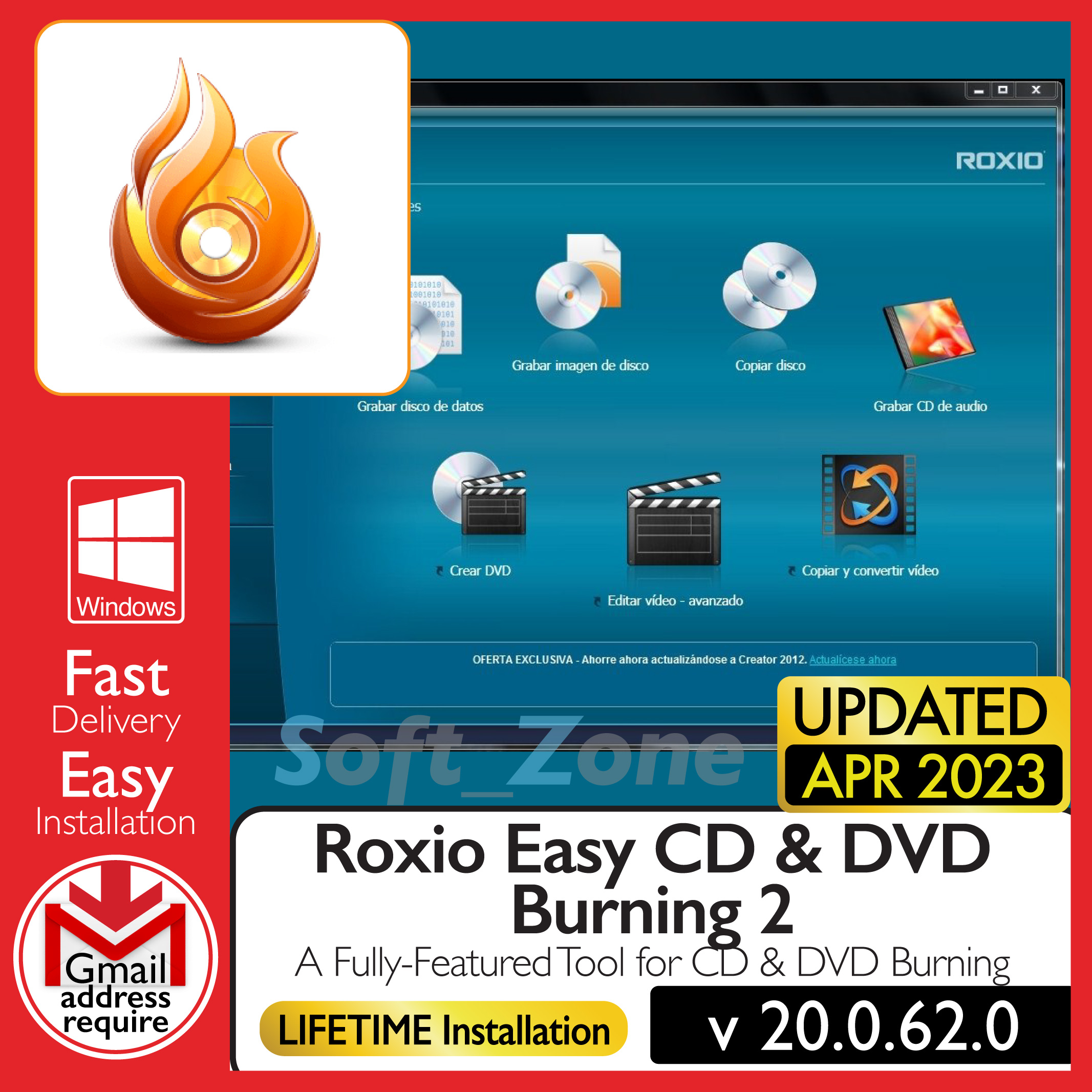 roxio easy cd & dvd creator 6 gratis en español