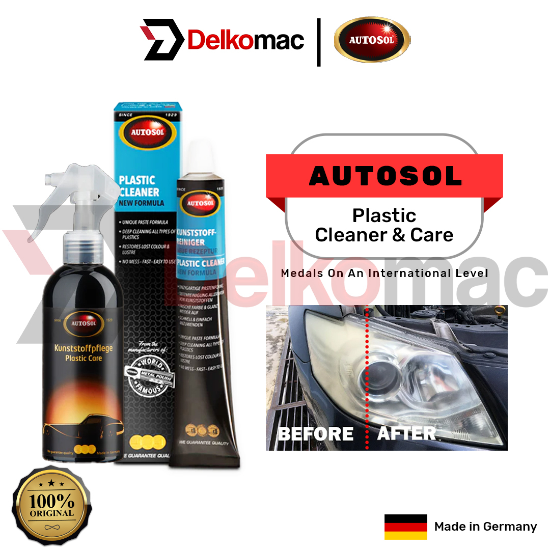 Autosol Plastic Cleaner & Plastic Care Restore / Clean / Easy to use