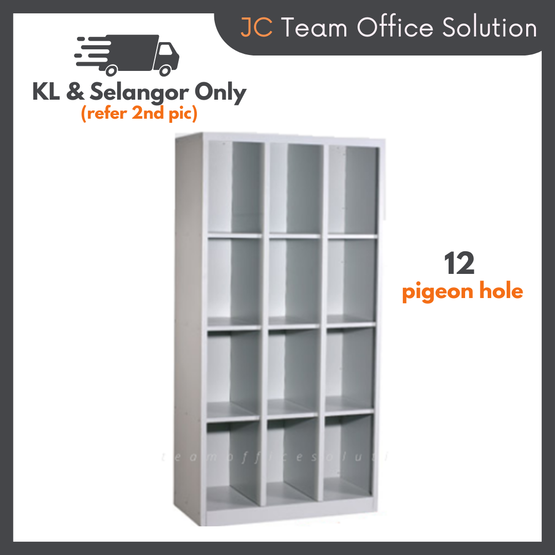 12 Steel Pigeon Holes 15"D / 18"D Klang Valley Steel