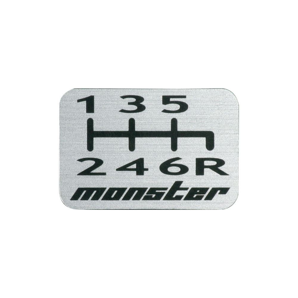 MONSTER SPORT Shift Pattern Emblem 5 or 6 Speed Universal | Shopee Malaysia