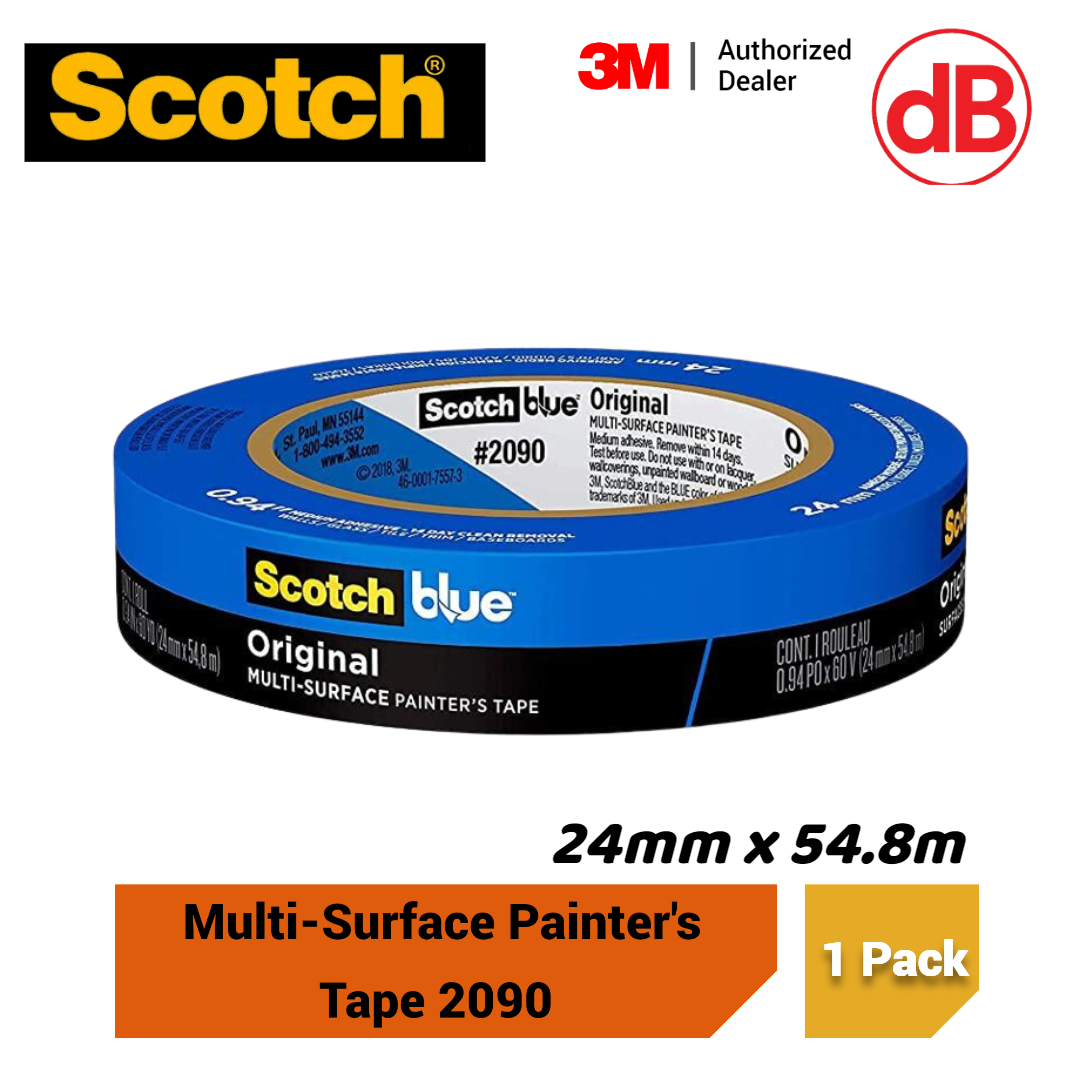3M Scotch Tape Blue Original MultiSurface Painter's Tape 2090 24mm