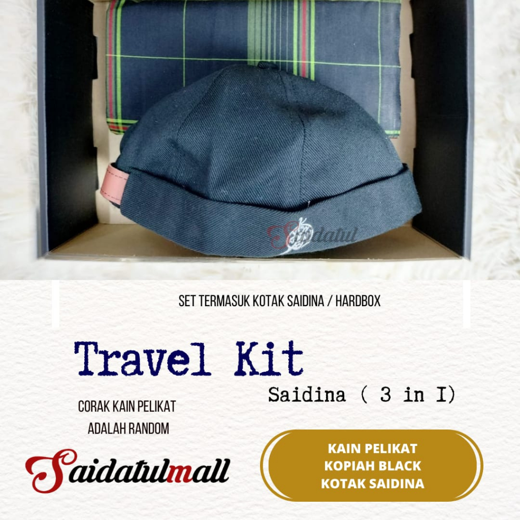 [Set Saidina Abdullah]Set Kain Pelikat+Kopiah+Box | Shopee Malaysia