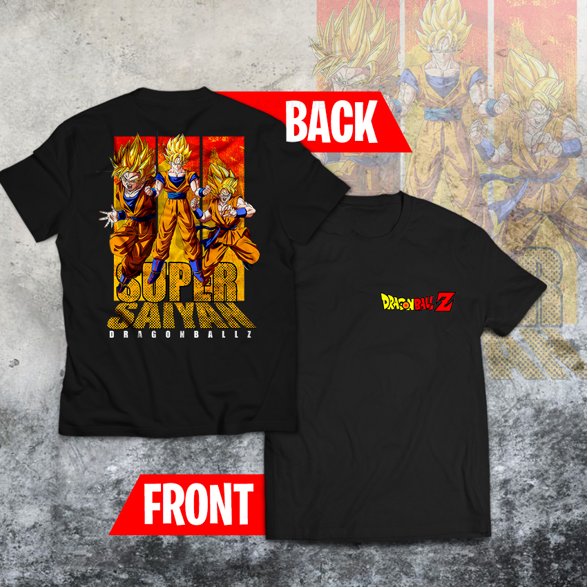 DRAGON BALL Z Goku Anime Cartoon Streetwear Microfiber Dri-Fit ...