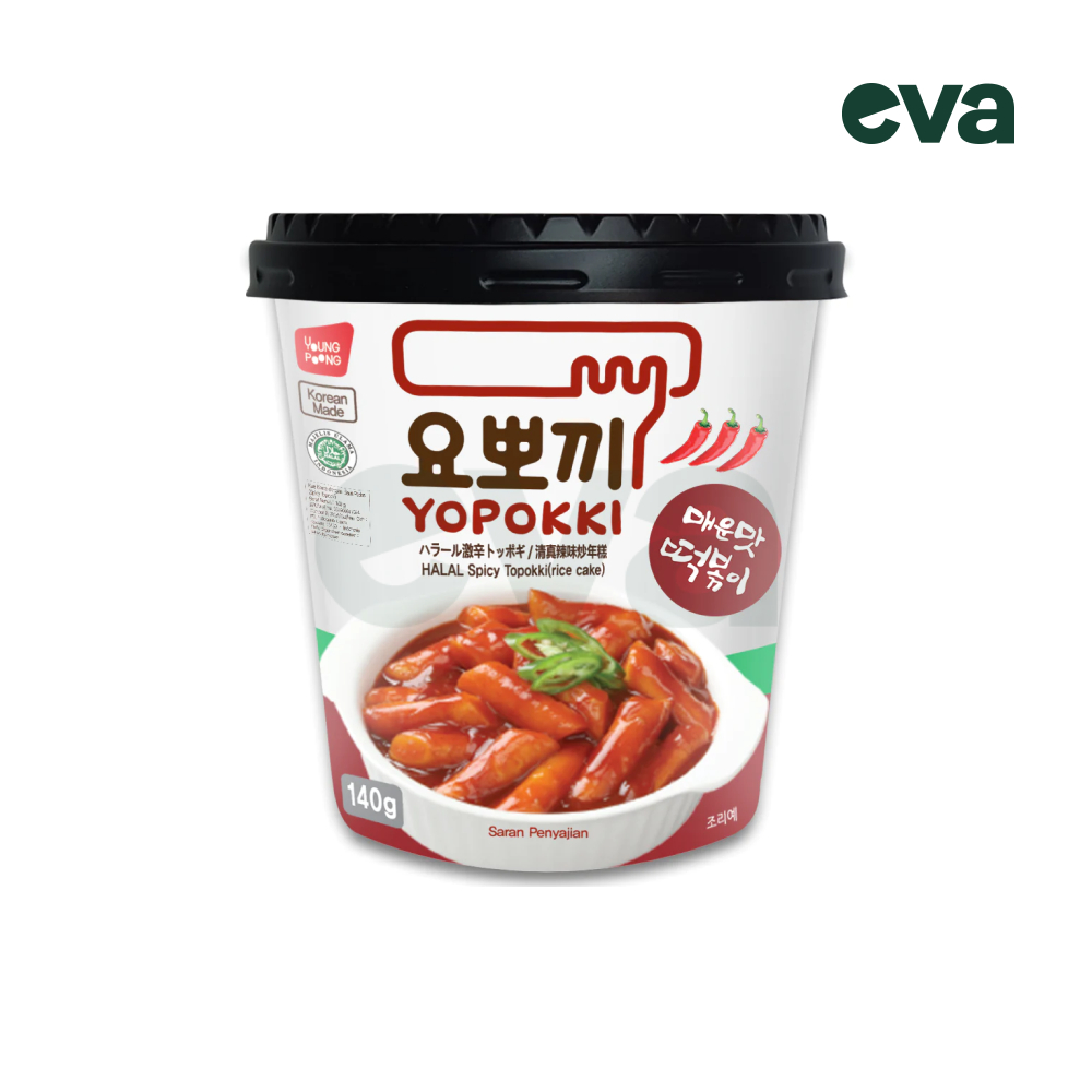 [KOREA MADE] YOUNG POONG YOPOKKI SPICY TOPPOKI 140G [HALAL] | Shopee ...