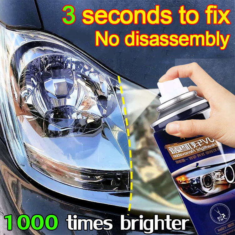 1000 times brighter Car Care Headlight Cleaner and Scratch remover kit