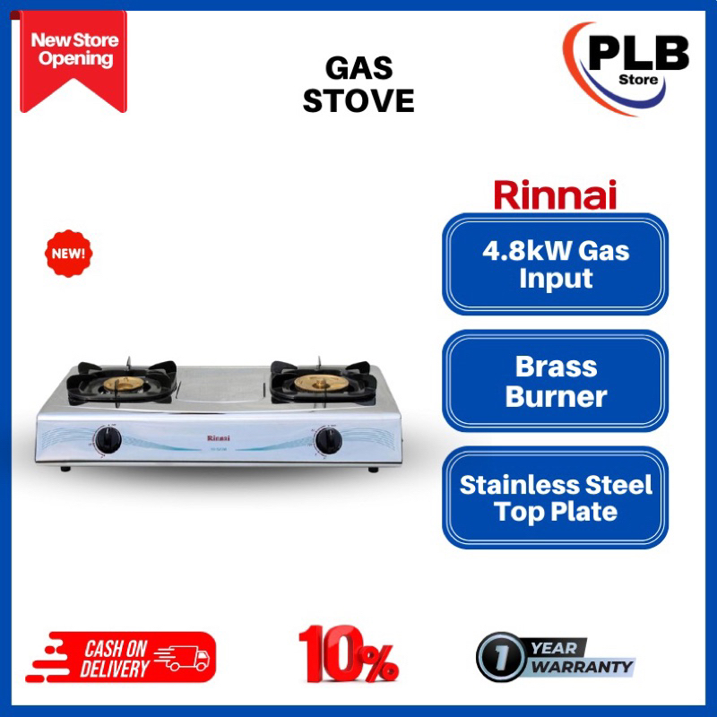 RINNAI GAS STOVES RI-522M(4.8 kW) | Shopee Malaysia