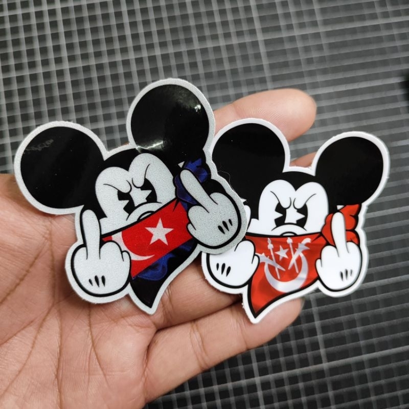 Sticker Bendera Mikey | Shopee Malaysia