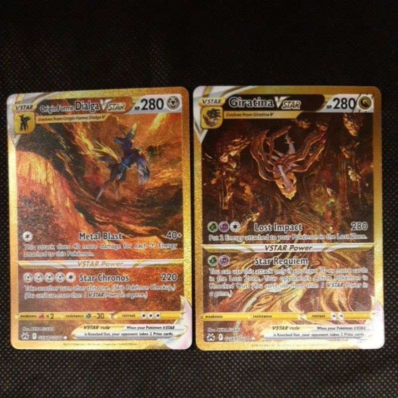 Pokemon Card TCG : Crown Zenith: Origin Forme Dialga VSTAR GG68/GG70  Giratina VSTAR GG69/GG70 Arceus VSTAR Palkia VSTAR | Shopee Malaysia